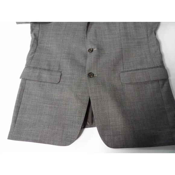 Lauren Ralph Lauren 42R Wool Blazer Grey Mens Career Sport Coat Suit Jacket - Picture 7 of 16